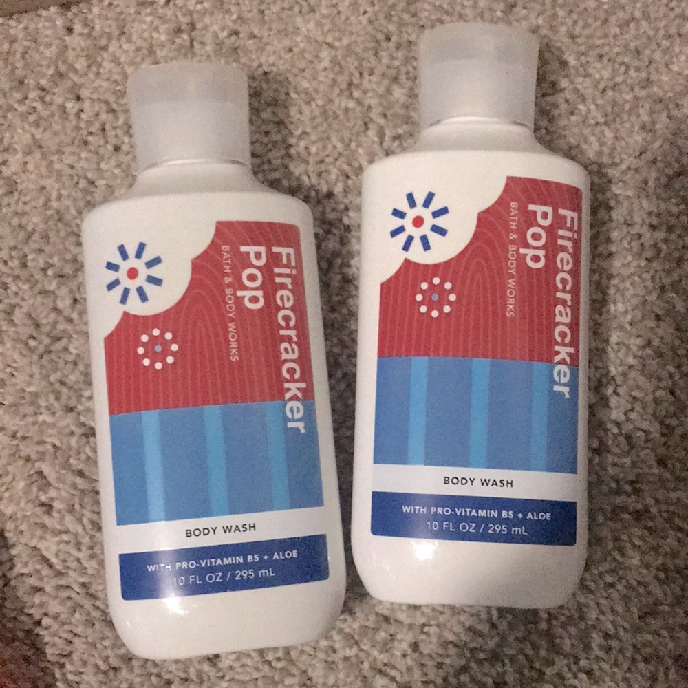 NEW- Bath & Body Works- Firecrackwr Pop Body Wash